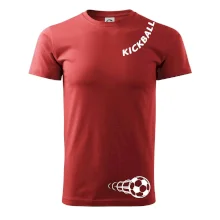 Kickball nápis šikmo