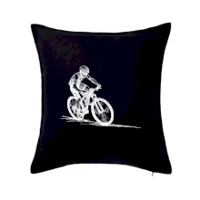 MTB kreslený cyklista MTB kreslený cyklista