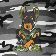 Bojový doberman (Pecka design)