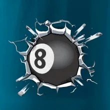 Biliardová guľa v triku