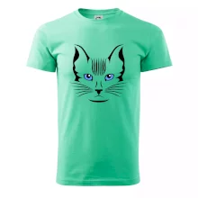 Mačka hlava skica Mačka hlava skica