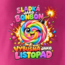 Sladké duhové lízátko s výbušnou náladou