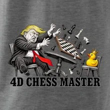 Donald Trump prohrává šachy s kachnou