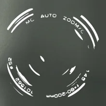 Foto objektív obrys