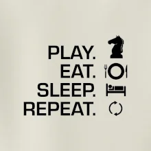 Eat sleep play - šach
