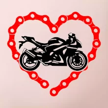 Moto srdce reťaz - cestná