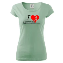 I love running dievča
