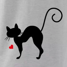 Zamilovaná mačka prehnutá