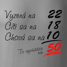 Vyzerá, cíti sa, chová sa - 50 rokov Vyzerá, cíti sa, chová sa - 50 rokov
