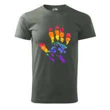 LGBT hand print