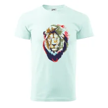 Hlava leva kreslená jednoduchá