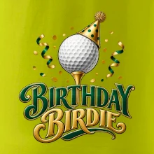 Narozeninové birdie s golfovým míčkem