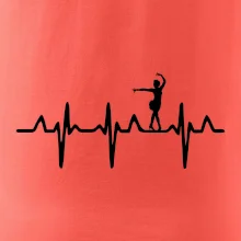 EKG tanečnice salsy