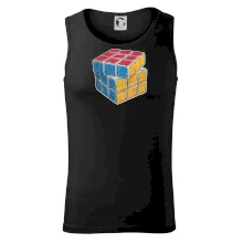 Rubikova kocka kreslená