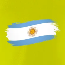 Argentína vlajka obhrýzaná