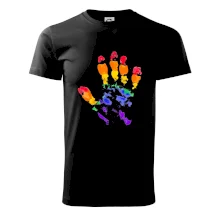 LGBT hand print