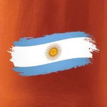 Argentína vlajka obhrýzaná