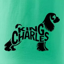 Kavalier king Charles španiel nápis v tele