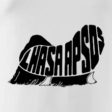 Lhasa Apso nápis v tele Lhasa Apso nápis v tele