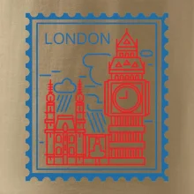 Londýn známka jednoduchá