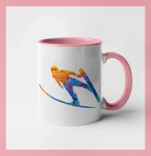 Skokan na lyžiach splash