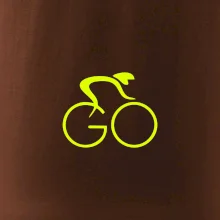 GO - Fluo cyklista malý