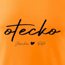 Otecko - tričko s menami deti Otecko - tričko s menami deti