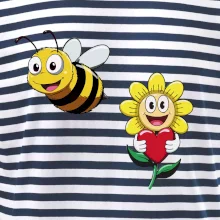 Parové tričko - Včela a kvetina Parové tričko - Včela a kvetina