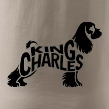 Kavalier king Charles španiel nápis v tele