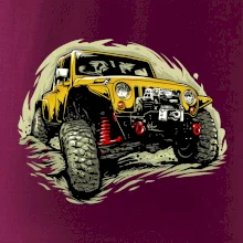 Žltý offroad s navijakom