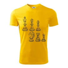 Šachové figúrky kreslené