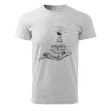 Čitateľ - ruka kreslená