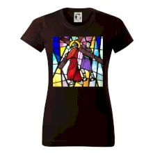 Vitráž - Ježiš a kríž