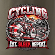 Bicykel medzi horami eat sleep repeat