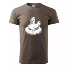 Kurča sediace na bitcoinovom hniezde