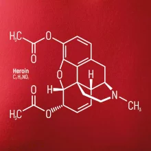 Molekulárna štruktúra Heroín