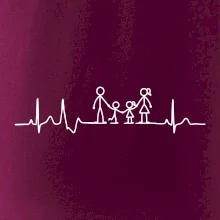 EKG rodina a dievča a chlapec