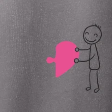 Párové tričká puzzle postavička