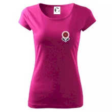 Folklór na prsníku kvetina guľatá