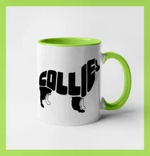 Border kólia písmo v tele