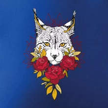 Rys s červenými ružami (Pecka design)