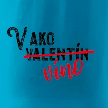 V ako Valentín víno