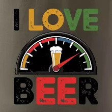 I love beer - palivoměr