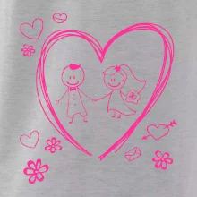 Svadba - kreslené srdce Svadba - kreslené srdce