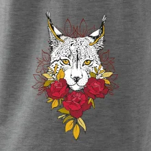 Rys s červenými ružami (Pecka design)