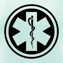 Rescue logo samostatné guľaté