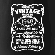 Vintage Etiketa - 1948