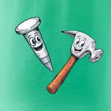 Parové tričko - Kladivo a klinec