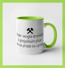 Hajer vengle drancuje a gnojočkum pluje bo se přidoł na zymba