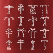 Typy stožiarov vysokého napätia